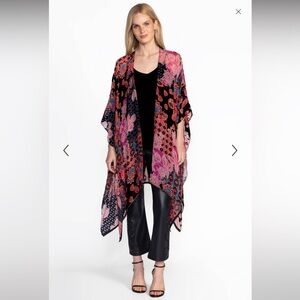 Johnny Was Alvarado Burnout Velvet Shawl